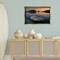 Stupell Industries Three Boats at Sunset Framed Floater Canvas Wall Art Design by Rick Berk